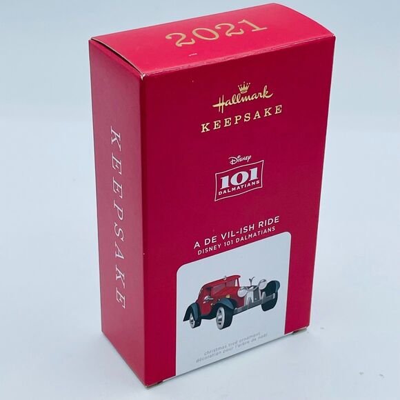 101 Dalmatians Hallmark Keepsake Ornament Christmas Cruella A De Vil-Ish Ride - Picture 1 of 8